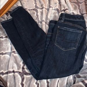 Plain dark jeans